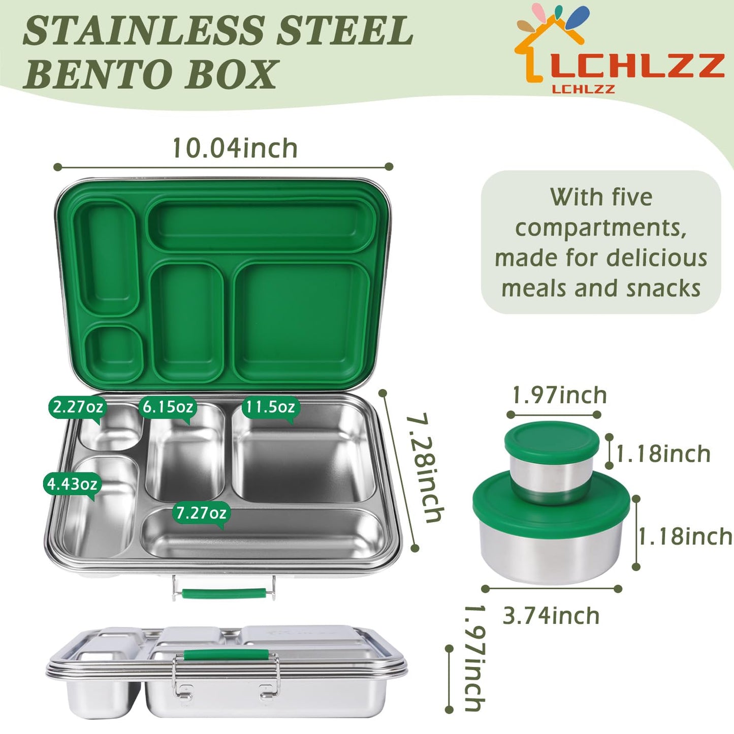Stainless Steel Bento Box